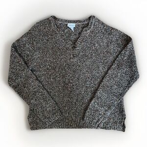 Vintage Fashion Bug Knit Sweater Womens Size Medium Fall Colors Cozy Pullover